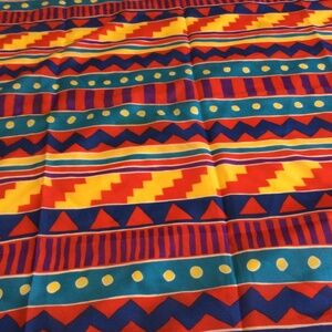 Sarah Coventry Made in Italy Scarf 28” x  28” Wonderful colors and pattern!